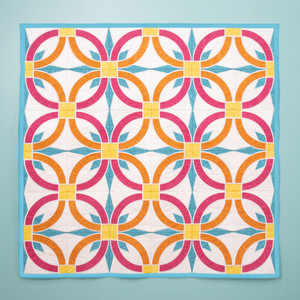 USB - Double Wedding Ring Applique Quilt