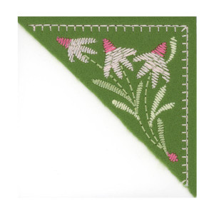 Floral Corner Bookmark 3