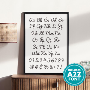 Chain Stitch Alphabet