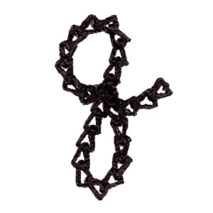 Chain Stitch Lowercase Q
