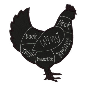 Prime Cut Chicken Applique