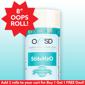 Oops Roll - StitcH2O WashAway 8"