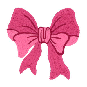 Dark Pink Bow 1