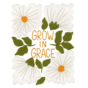 Grow In Grace Applique