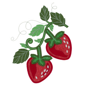 Strawberry Applique