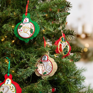 12 Days of Christmas Ornaments by Loni Harris