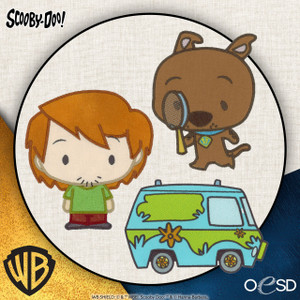 USB - Scooby Doo Chibi Appliques