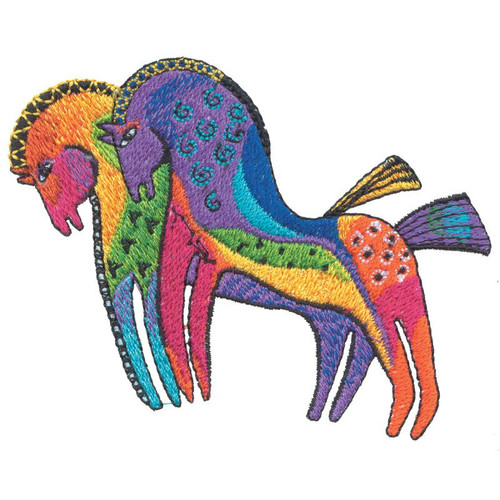 Rainbow Horses