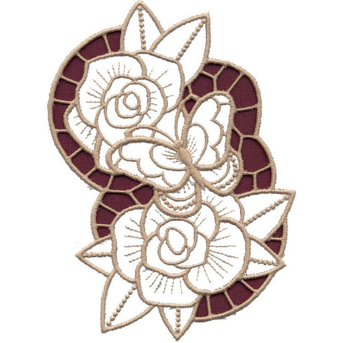 Roses & Butterfly