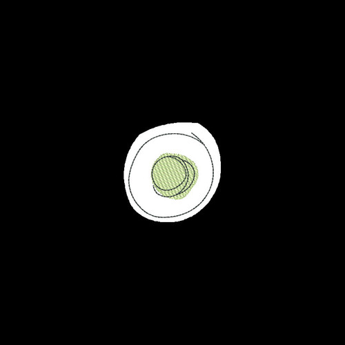 Green Large Circle (Applique)
