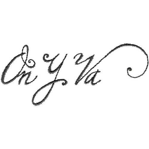 On y Va Lettering