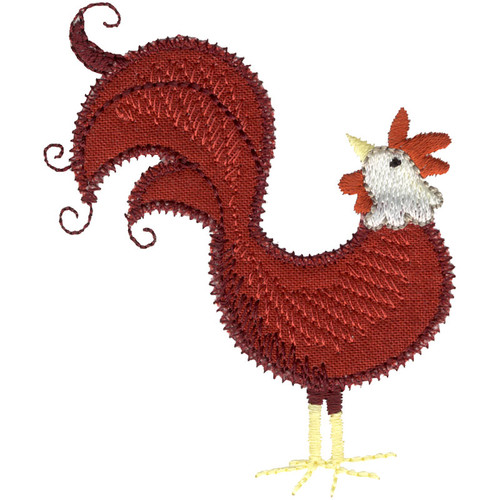 Rooster Applique 2