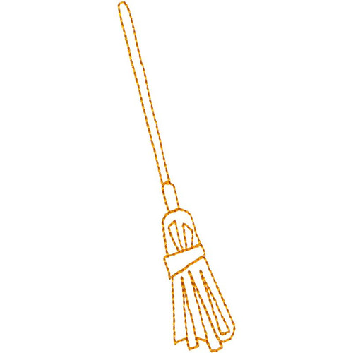 Linework Broom Charm