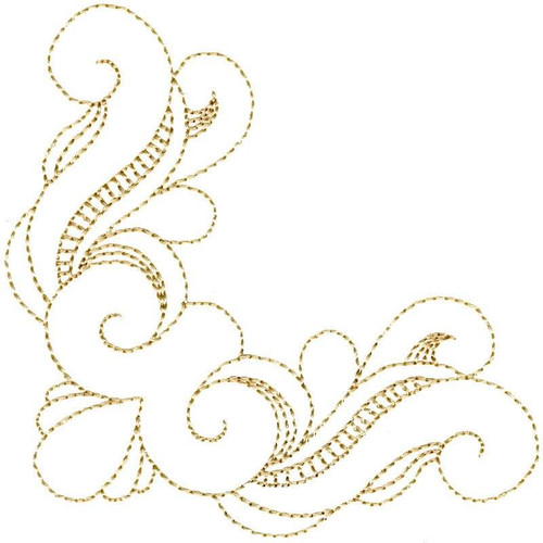 Quilting Feather Corner