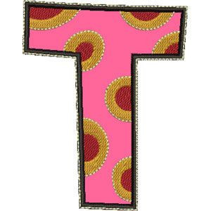 Letter T Applique