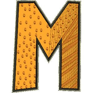 Letter M Applique