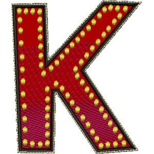 Letter K Applique