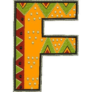 Letter F Applique