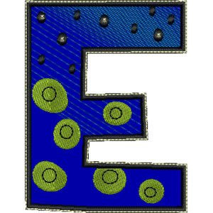 Letter E Applique