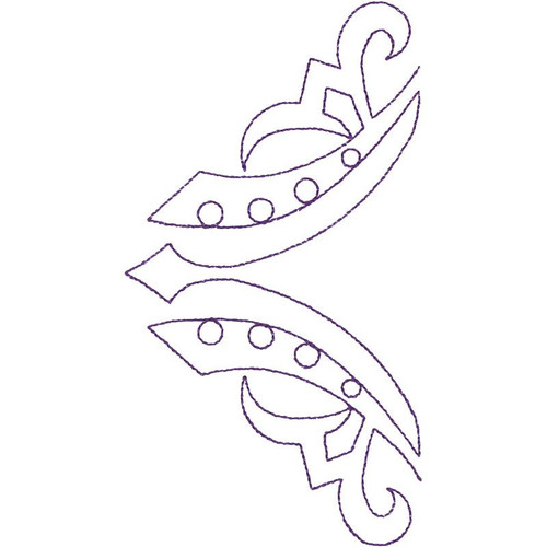 Triple Run Quilting Motif 18