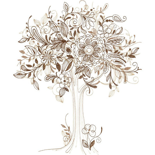 JUMBO Sepia Tree