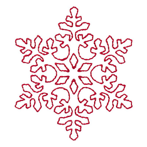 Snowflake 1 Linework