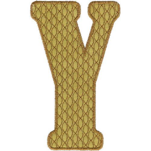 Applique Letter Y
