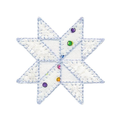 Snowflake Block Applique