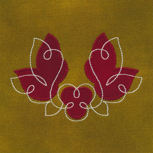 Holly Corner Applique