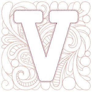Quilted V