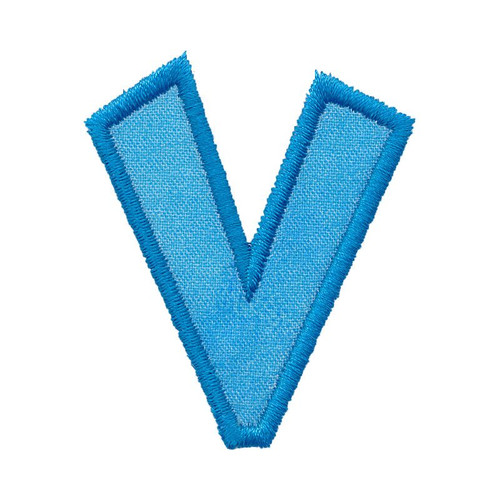 Cutie Applique Alphabet V