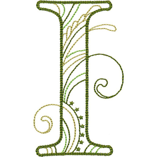 Scrollwork Alphabet I