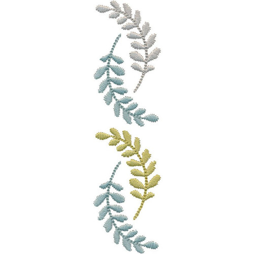 Small Leaves Border