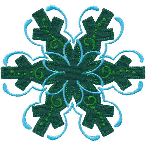 Snowflake Applique 3