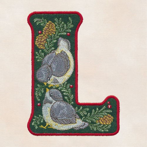 Illuminated Christmas L Applique