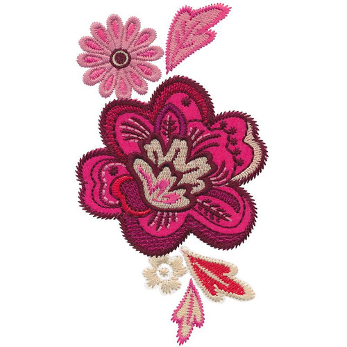 Blooming Flowers 2 Applique