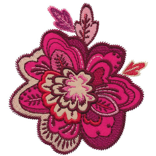 Blooming Flower 3 Applique