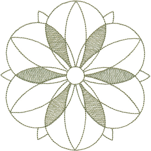 Imperial Quilt Line Flower 3