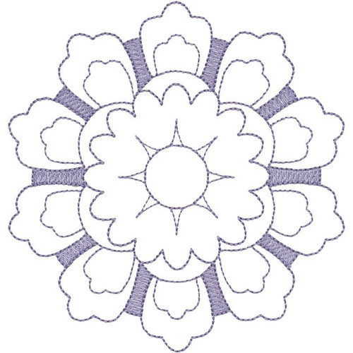 Imperial Quilt Line Flower 2