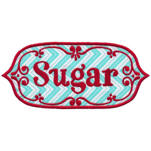 Sugar Label Applique