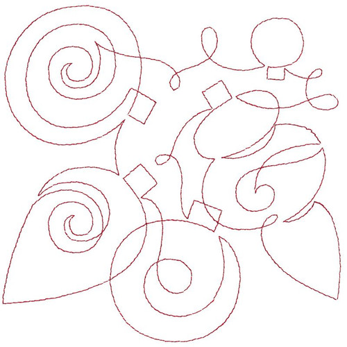 Continuous Ornaments Square