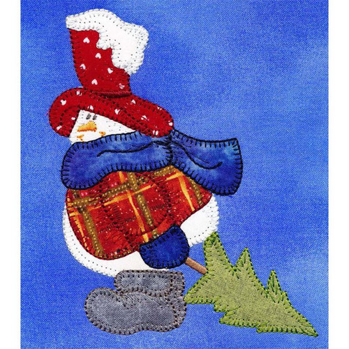 Snowman Applique 7