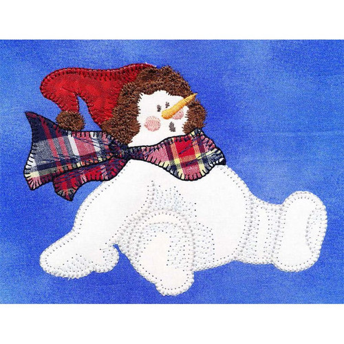 Snowman Applique 6