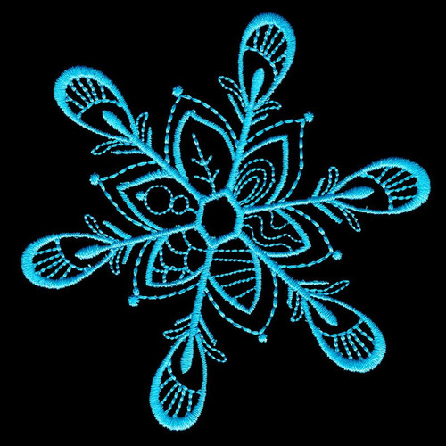 Doodle Snowflake 4