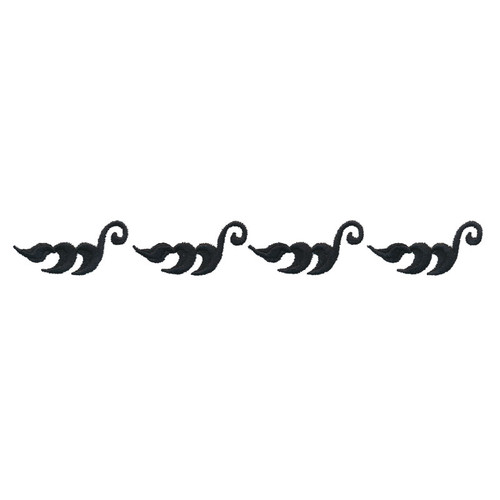 Black Swirl Border