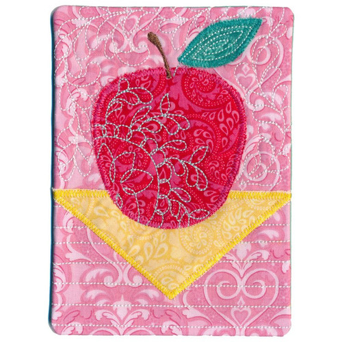 Apple A Day Mug Rug Applique