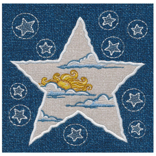 Star Field Applique