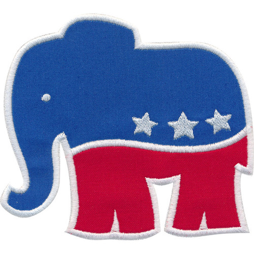Election Elephant Applique