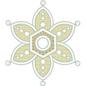 Snowflake Ornament Front & Back FSL