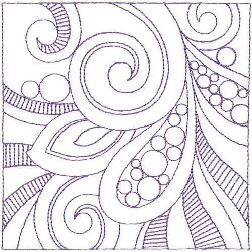Modern Swirls Square